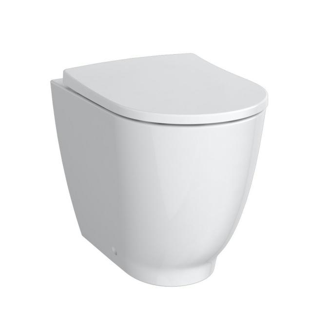 Geberit Acanto floorstanding washdown toilet, rimless white, with KeraTect