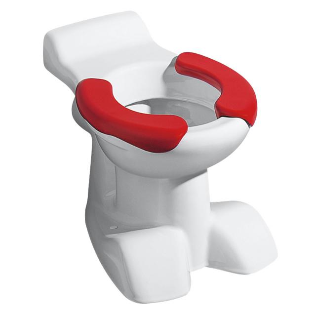 Geberit Bambini floorstanding washdown toilet with seat pads white/red