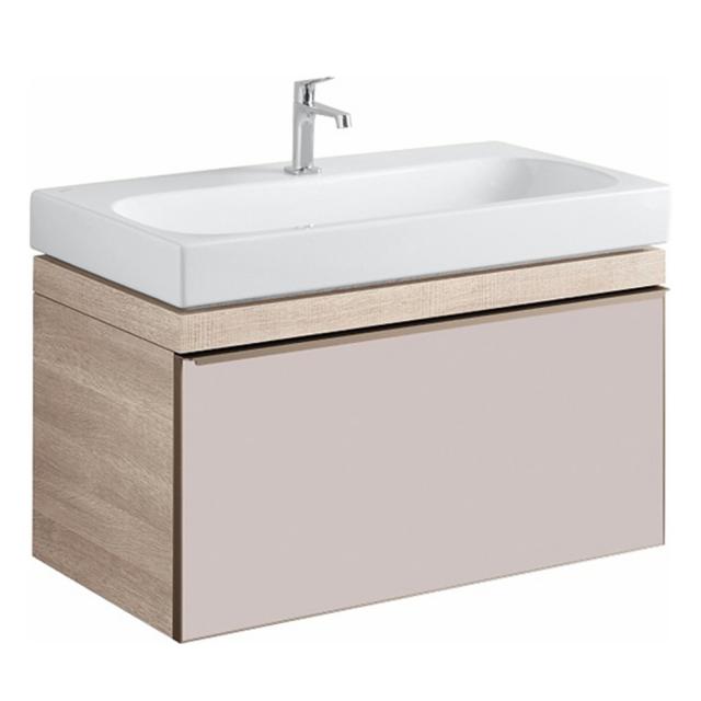 Geberit Citterio vanity unit for washbasin taupe/natural beige