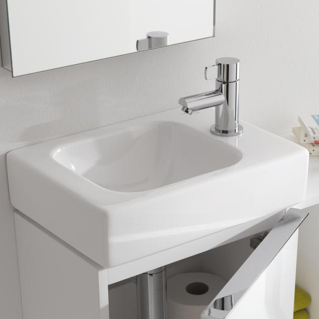 Geberit iCon hand washbasin white, with KeraTect