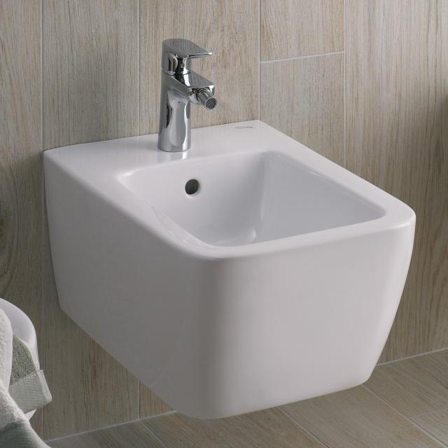 Geberit iCon Square wall-mounted, bidet L: 54 W: 35 cm white, with KeraTect