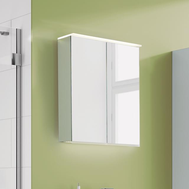 Geberit Option mirror cabinet PLUS with lighting and 2 doors