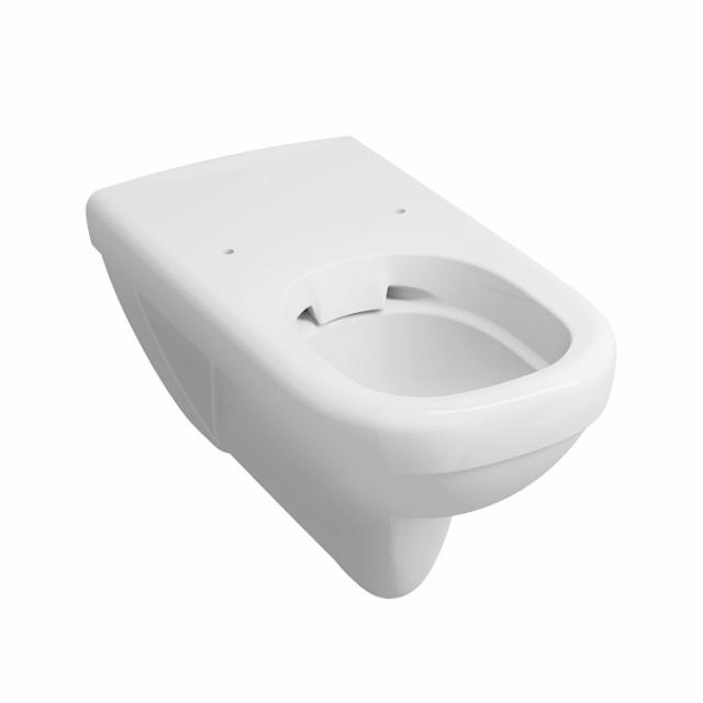 Geberit Renova Comfort wall-mounted washdown toilet, rimless white, with KeraTect