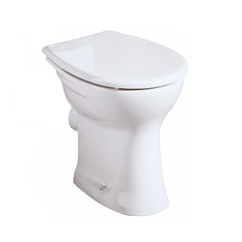 Geberit Renova floorstanding washout toilet, for GERMANY ONLY! white, with KeraTect