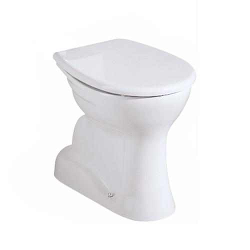 Geberit Renova floorstanding washout toilet vertical outlet, for GERMANY ONLY! white, with KeraTect
