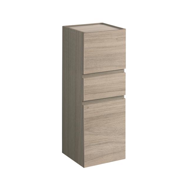 Geberit Renova Plan medium unit with 2 doors and 1 pull-out compartment front brushed elm / corpus brushed elm