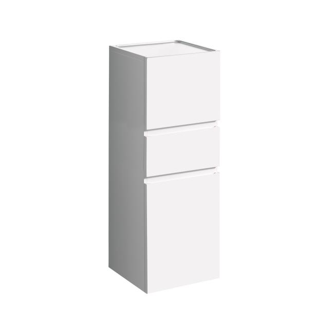 Geberit Renova Plan medium unit with 2 doors and 1 pull-out compartment front white high gloss / corpus white high gloss