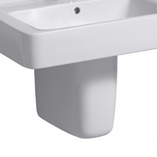 Geberit Renova Plan siphon cover for washbasin white with KeraTect