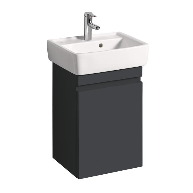 Geberit Renova Plan vanity unit for hand washbasin with 1 door matt lava