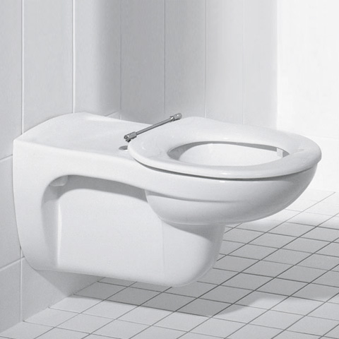 Geberit Vitalis wall-mounted washdown toilet white
