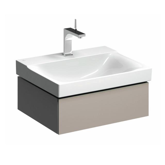 Geberit Xeno² vanity unit with 1 pull-out compartment matt greige