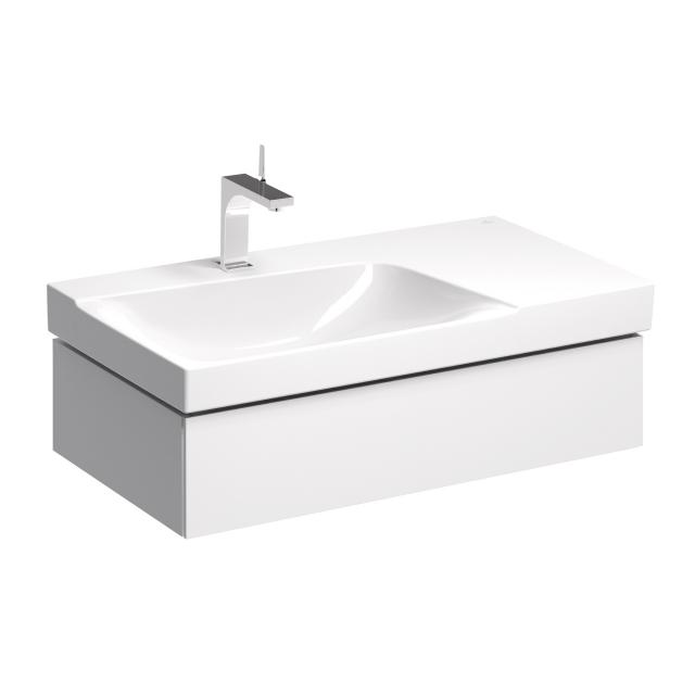 Geberit Xeno² vanity unit with 1 pull-out compartment white high gloss