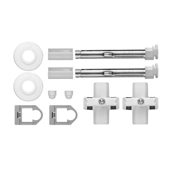 Kermi Decor basic range drilled bracket set, multi-columns as from H: 120 cm