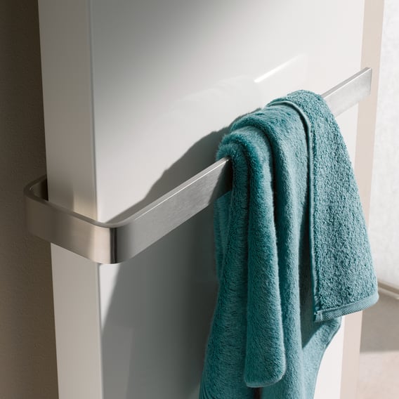 Kermi Rubeo Towel Rail Brushed Stainless Steel Zc00990003 Reuter