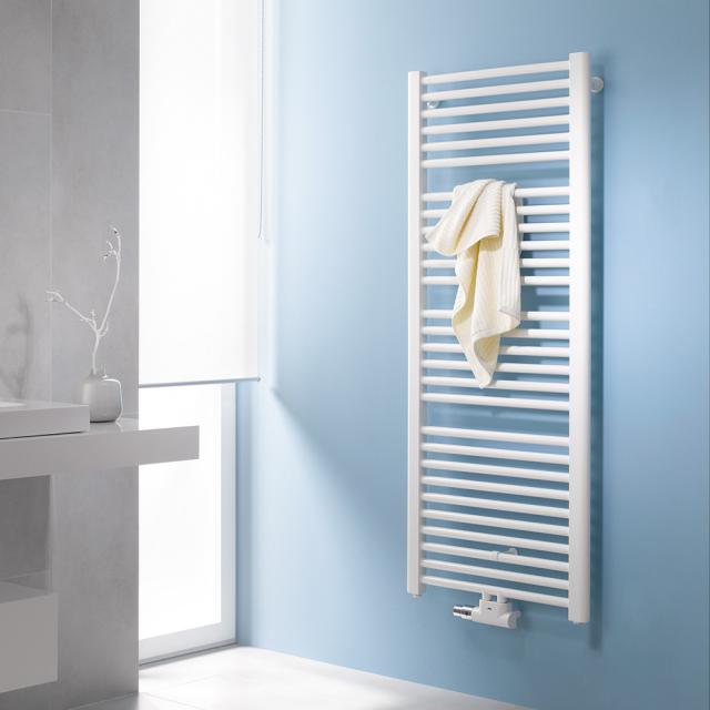 Kermi Basic-50 bathroom radiator for hot water or mixed operation white, 817 Watt
