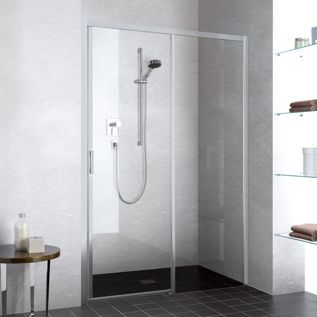HSK Favorit Nova Accessoire pour baignoire, 1 pièce, dimensions : 80 x 140  cm, butée : gauche