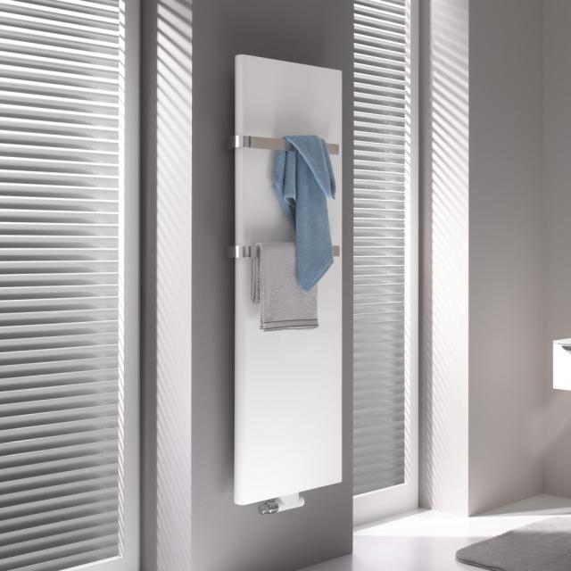 Kermi Pateo towel radiator for all hot water operation white, 1149 Watt