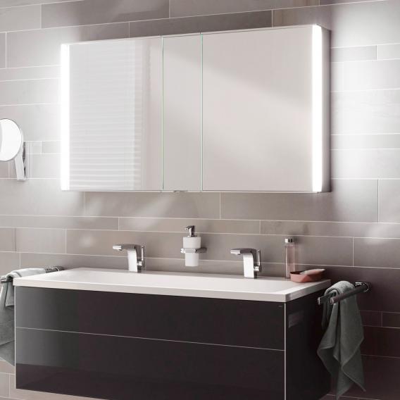 Keuco Royal Match mirror cabinet with lighting and 2 doors surface-mounted