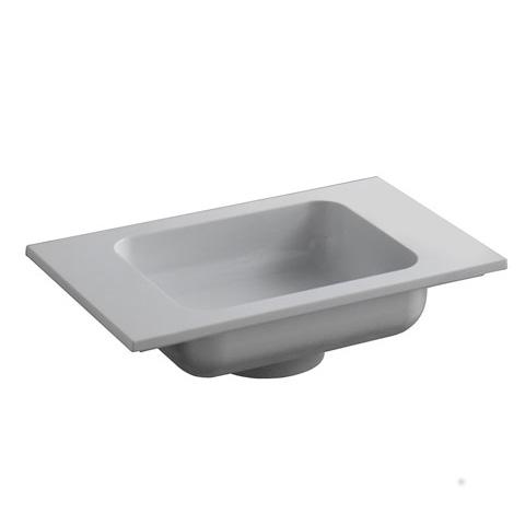 Keuco Edition 300 mineral cast hand washbasin without tap hole
