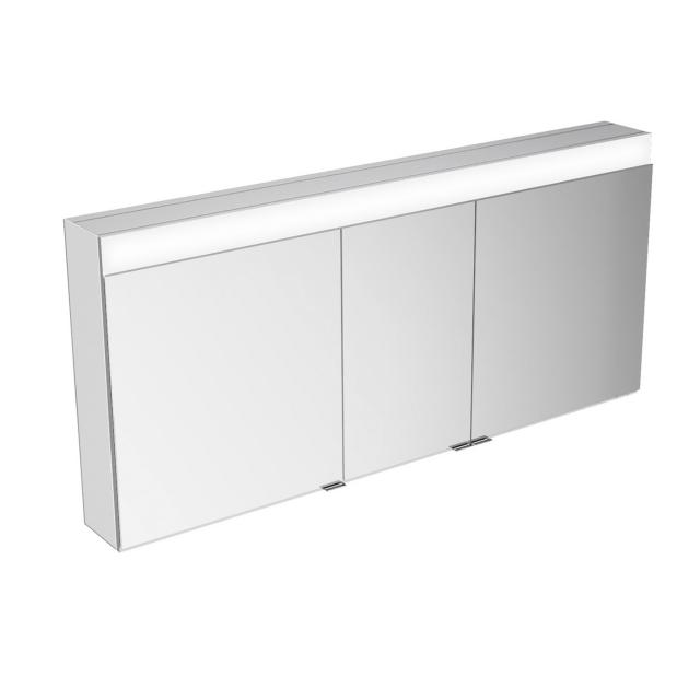 Keuco Edition 400 mirror cabinet with lighting and 3 doors surface-mounted, neutral white, without mirror heating