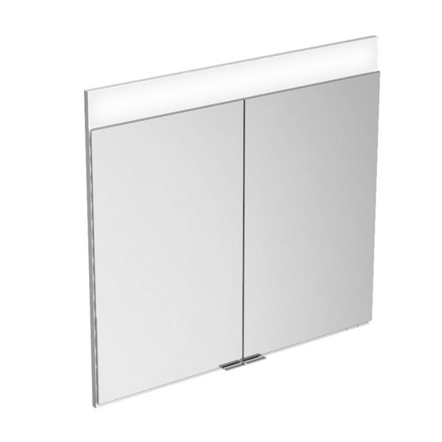Keuco Edition 400 mirror cabinet with lighting and 2 doors recessed, neutral white, without mirror heating