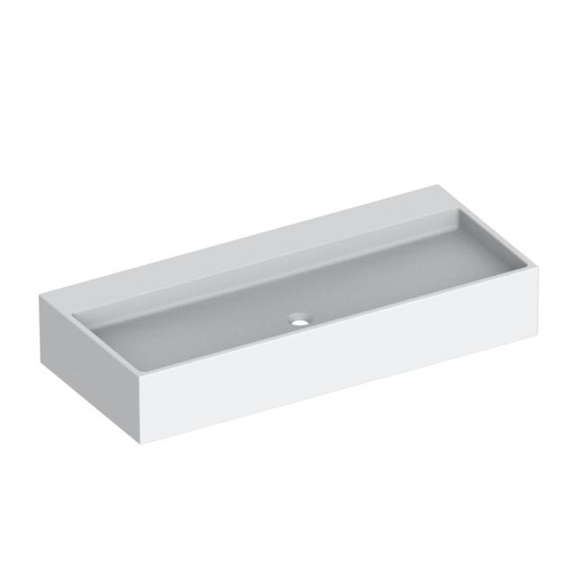 Keuco Edition 90 mineral cast washbasin white, without tap hole