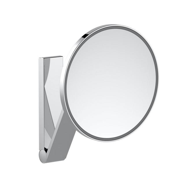 Keuco iLook_move beauty mirror with lighting, 5x magnification with concealed power supply unit