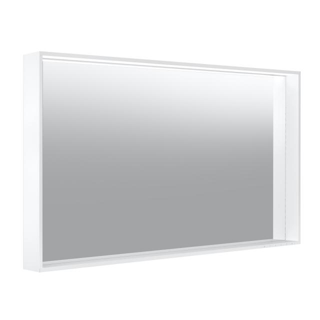 Keuco Plan mirror with LED lighting adjustable colour temperature, with mirror heating