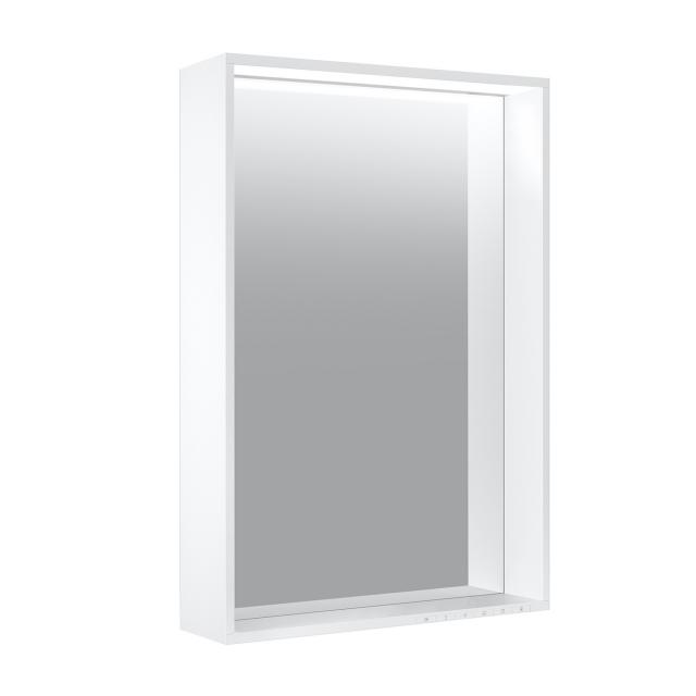 Keuco Plan mirror with LED lighting adjustable colour temperature, with mirror heating