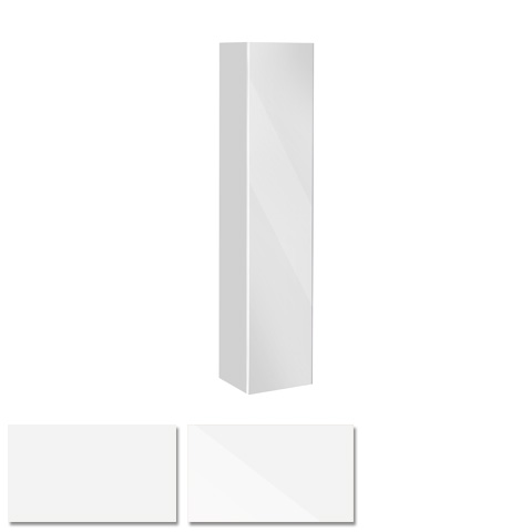 Keuco Royal Reflex tall unit with 1 door white