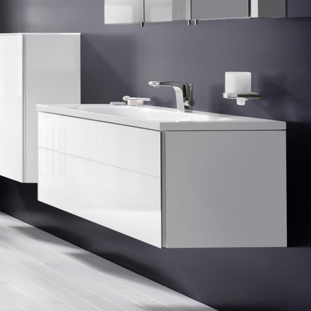 Keuco Royal Reflex vanity unit for drop-in washbasin with 1 pull-out compartment white