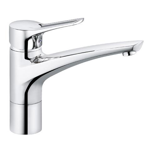 Kludi MX single-lever kitchen mixer tap, for front-of-window installation