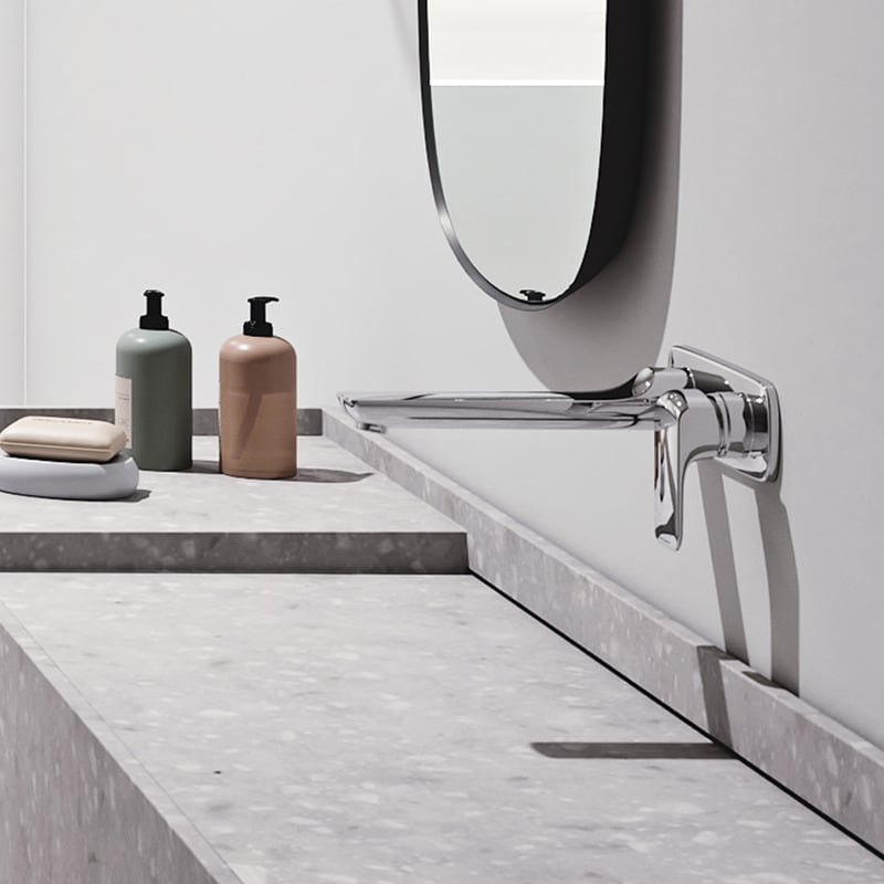 Kludi Glissière Pour Barre Murale De Douche Sirena - Chromé - 6153505-00 - 25 Mm