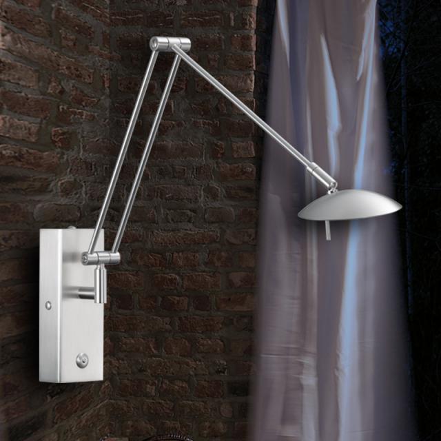 Knapstein LED wall light with touch dimmer