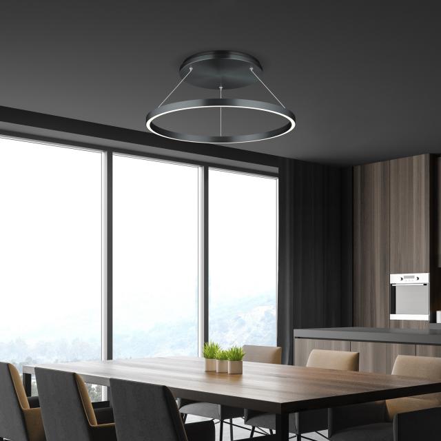 Knapstein Lisa-D LED pendant light with dimmer and remote control