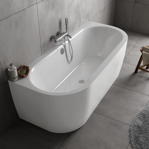 Koralle T700 back-to-wall bath with panelling white / white