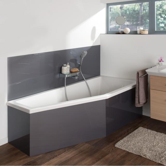 Koralle T200 compact bath, built-in white