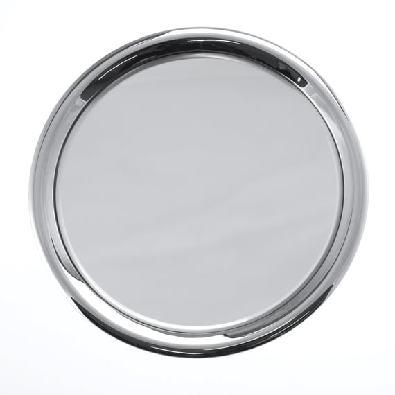 Miroir Grossissant Koh-I-Noor Série Chrome - Double Face X2/x6, Design Italien Pour Salle De Bain Et Coiffeuse