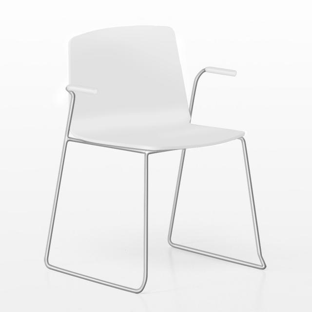Kristalia Rama chair with armrests