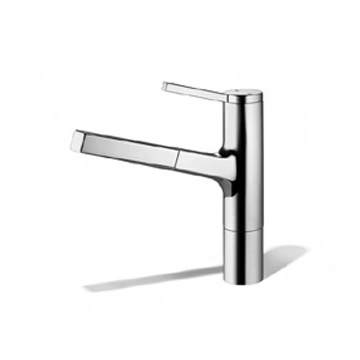KWC Ava single-lever kitchen mixer tap, with pull-out spout