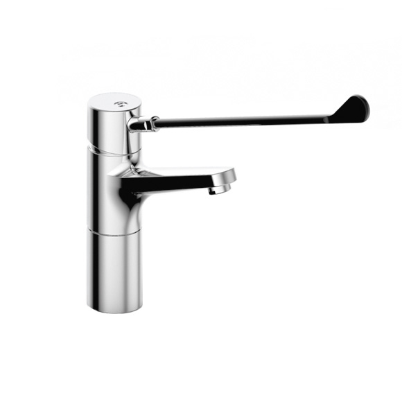 KWC Gastro single lever kitchen mixer with swivel spout and long lever