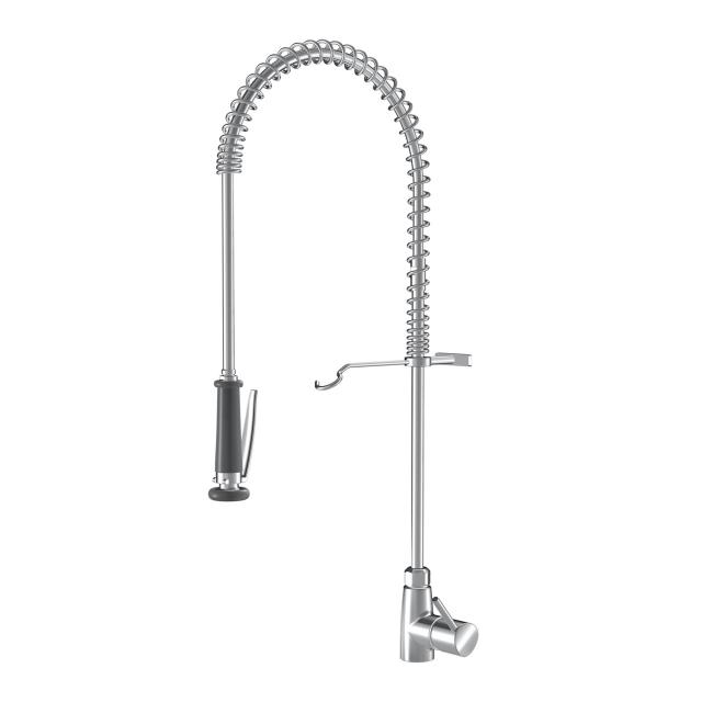 KWC Gastro single lever mixer with stainless steel support spring