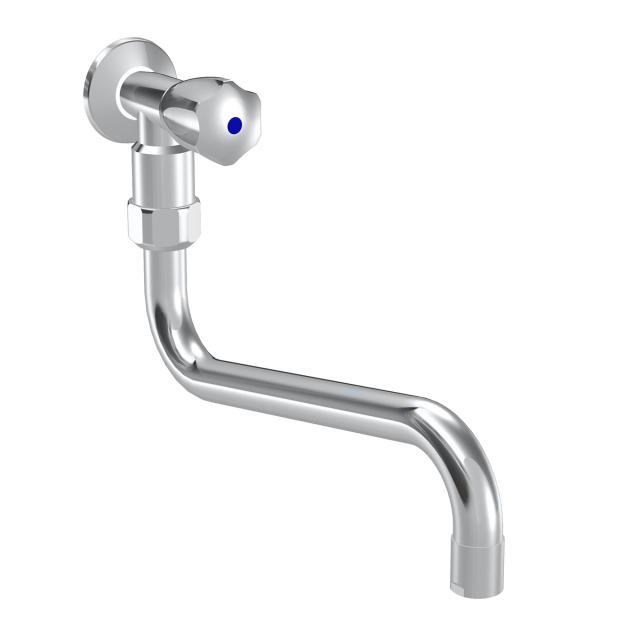 KWC Gastro wall valve with swivel spout projection 300 mm