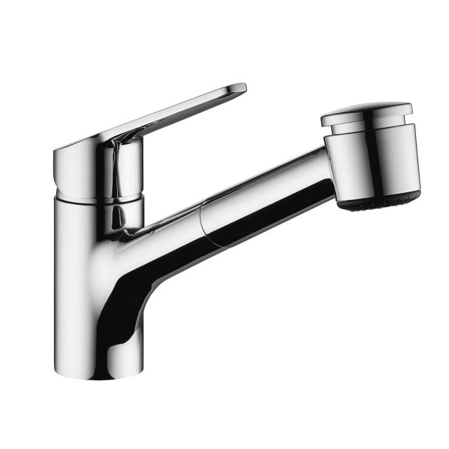 KWC Isla le-lever kitchen mixer tap, with pull-out spout