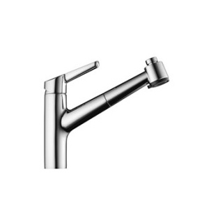 KWC Wamas 001 single-lever kitchen mixer tap, with pull-out spout