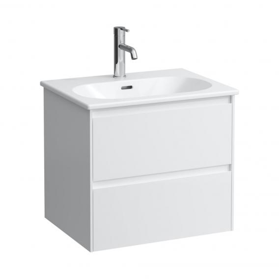 LAUFEN LUA washbasin with LANI vanity unit with 2 pull-out compartments ...