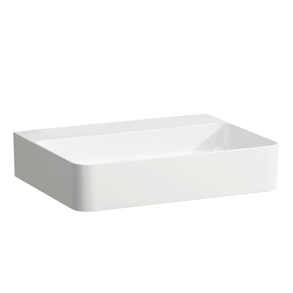 Lavabo Da Parete In Ceramica Soho 60x42 Cm - Bordo Sottile Con Superficie EasyClean Nanosigillata