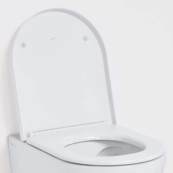 Tiger WC-Sitz Softclose – Aus Holz, Weiß, Mit Sanftschließ-Funktion, Maße 39,5 X 36,5 X 5,5 Cm