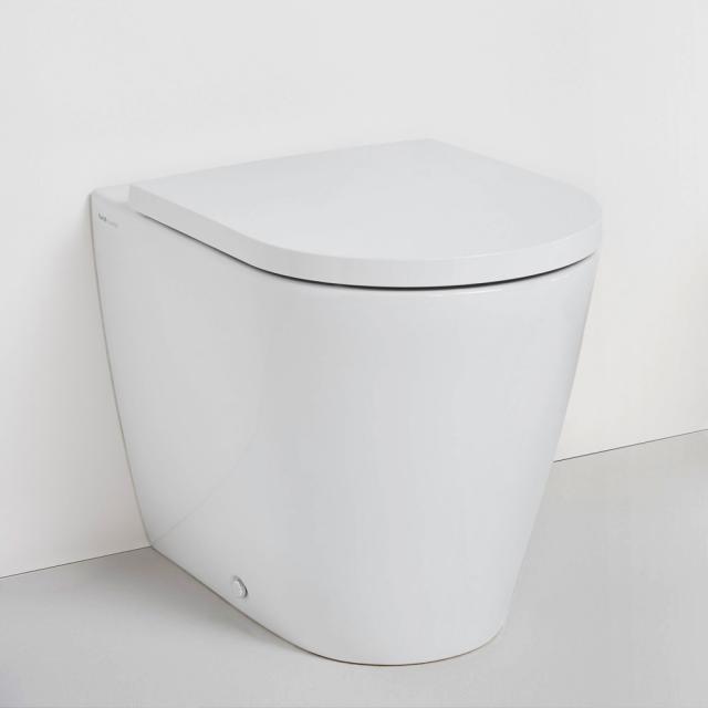 Kartell by LAUFEN floorstanding washdown toilet, rimless white, with Clean Coat