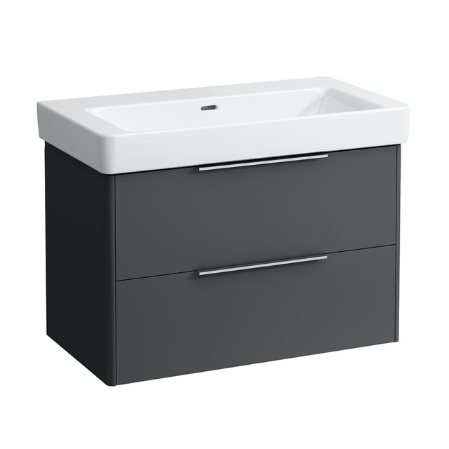 Mobile da terra lavabo Sonoma grigio 80x46x81,5 cm | Leroy Merlin